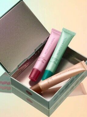 3PC🌞Lip Need🌞BNIB LE Moroccanoil 3PC All Fullsize LIP BALM TRIO Gift Set!$44R!